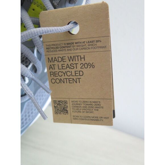 Nike CW1648 005 Men's Sz 9.5 Gray/Volt Green Air Max Genome Running Shoes $170 - Picture 4 of 12